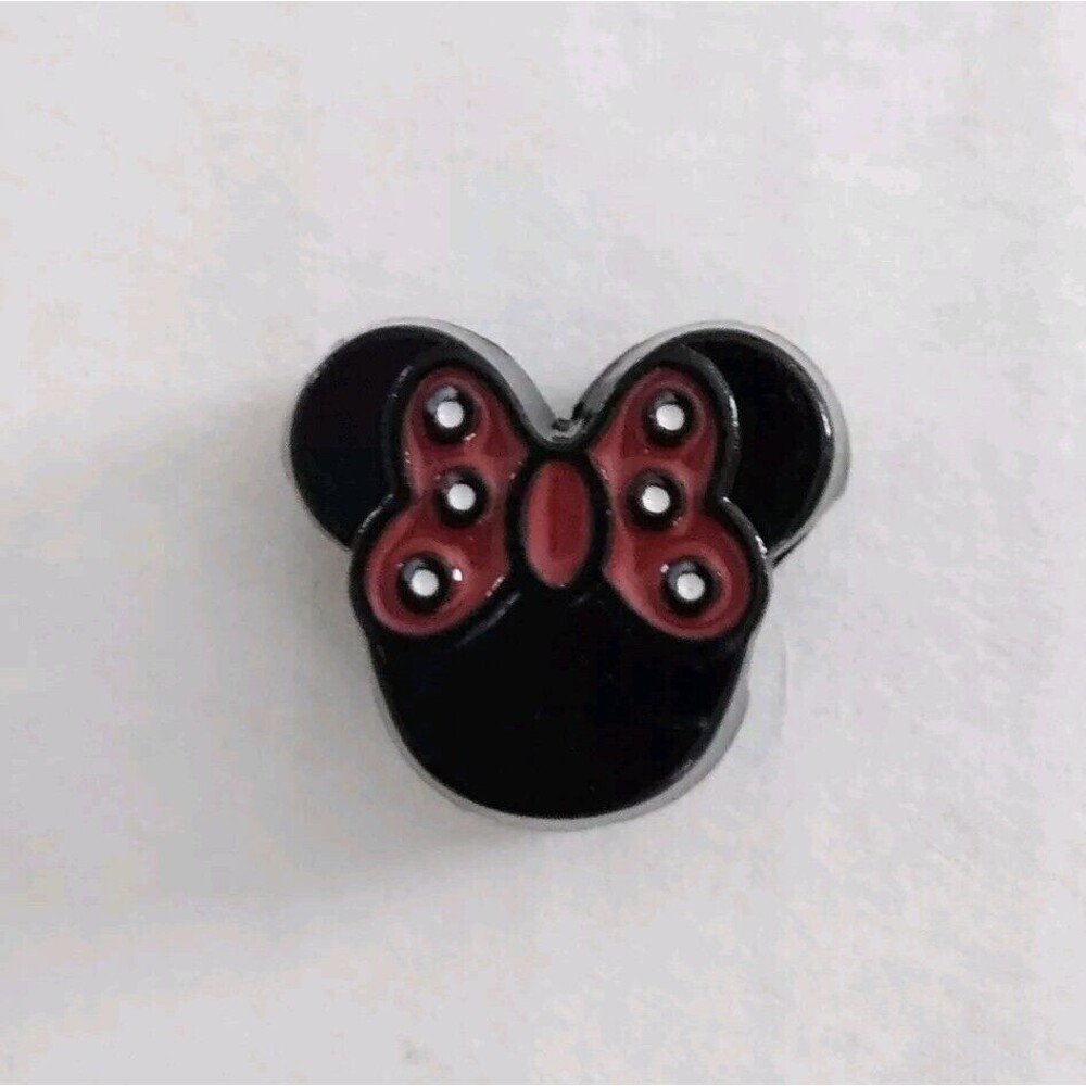 Minnie Head Enamel Bead Charm
